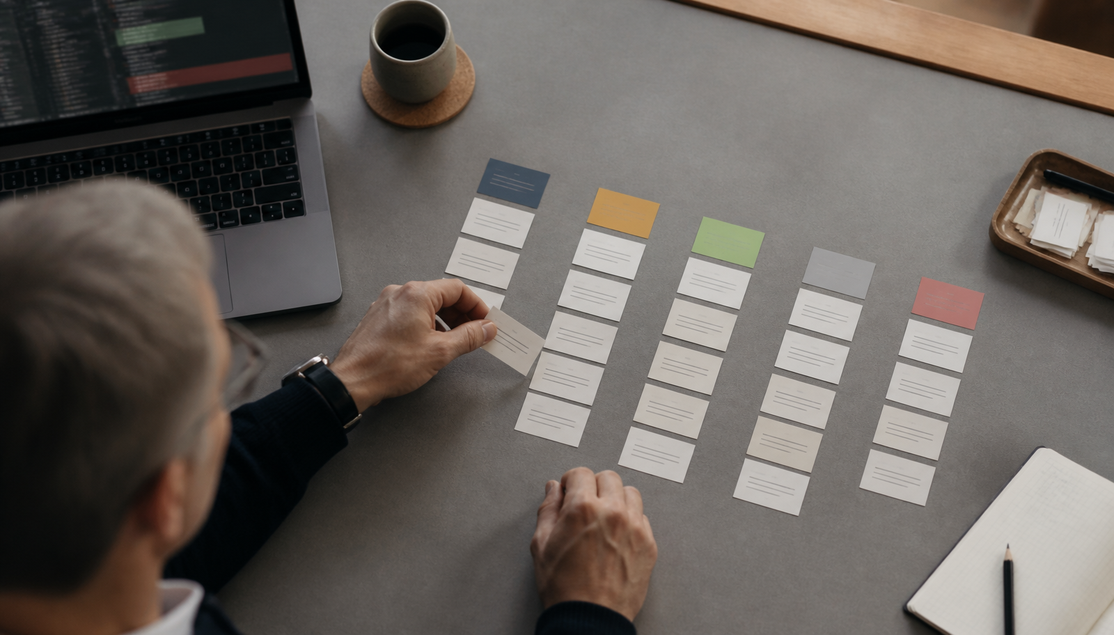 Experienced software engineer coordinating several AI-assisted workstreams and reviewing changes